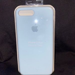 Apple light blue iPhone 8 Plus Silicone Case